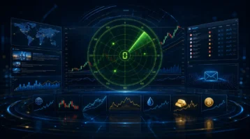 ATS Market IQ — daily technical analysis, Market Radar, Market Roundup, financial news, earnings, economic events, ETFs, Magnificent Seven stocks, futures indices, oil, gold and cryptocurrency